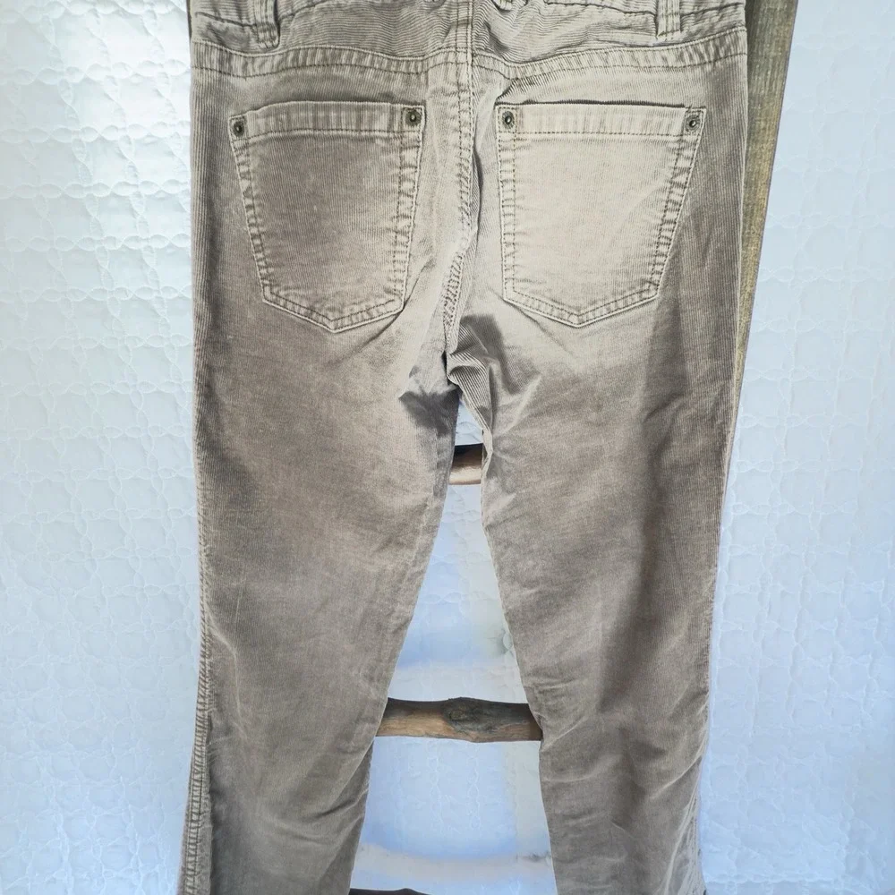 J.Crew‎ Pants-Courdoroy-Bootcut-Women's-Size 0 Short-Tan Khaki-Great Condition